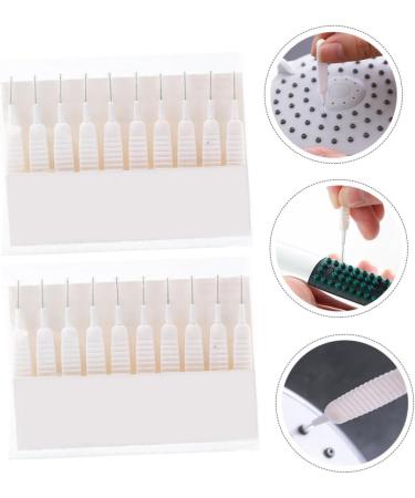 ABOOFAN 40pcs Shower Hole Cleaning Brush Set - Nozzle & Pipe Cleaner for Sparkling Shower Heads & Pipes | Anti-Clog PP Brush for Effortless Cleaning - Buy Online on GoSupps.com