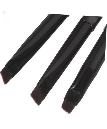 Mikinona 3pcs Eyeliner Brush Eyebrow Brush Eyeliner Pencil Flat Eyeliner Brush Make up Brush Short Hair Tool - Buy Online on GoSupps.com