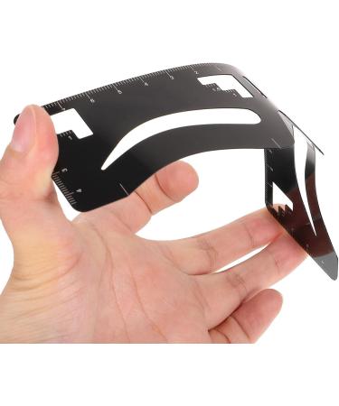 Healvian Metal Eyebrow Ruler 2Pcs Eyebrow Eyebrow Corrector Level Measure Tool for Eyebrow Drawing Line Kit for Eyebrows Eyebrow Makeup Stencil - Buy Online on GoSupps.com