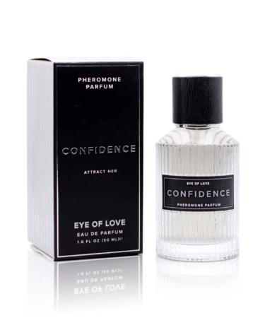 Eye Of Love Confidence Pheromone Cologne for Men - Boost Charisma & Charm - 50ml Deluxe Parfum - Infused with Male Pheromones - Magnetic Allure for Professional & Social Success Confidence 1.67 Fl Oz (Pack of 1)