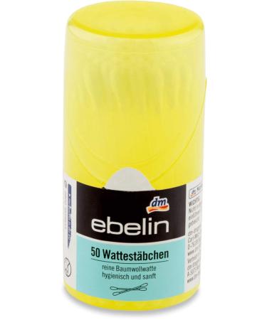 ebelin cotton swabs travel box 50 swabs