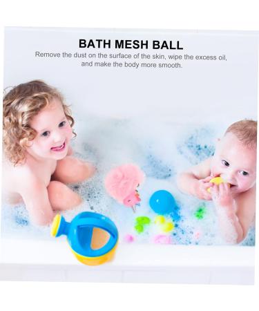 2pcs Unicorn Bath Ball for Kids - Cartoon Bath Scrubber & Poufs | Toddler Shower Mesh Ball - Perfect for Fun Bath Time - Buy Online on GoSupps.com