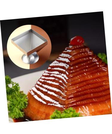 Alipis Meat Press 1pc Pagoda Meat Mold Flatware Dessert Kitchen Meat Plate Meat Dishes Shaping Tool Cake Mold Rice 15c 15x15CM Silver - Buy Online on GoSupps.com