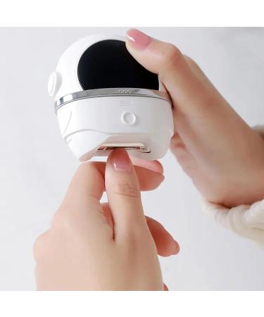 Electric Nail Clipper | Portable Multifunctional Nail File | USB Rechargeable Fingernail Cutter | Safety Fingernail Trimmer | Cordless Electric Nail Trimmer for Adults Kids Elder White - Buy Online on GoSupps.com