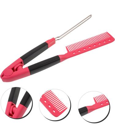 Angoily Folding Styling Comb - Smooth Straightener Hair Tool & Salon Wisking Comb for Women | Multipurpose Alloy Design | 23.5X3X2CM - Ideal for Shower & Everyday Use - Buy Online on GoSupps.com