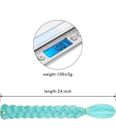 Huiguli Braiding Hair Extension Grow in the Dark for Women Fluorescent Ombre Jumbo Braiding Wigs Kanekalon for Twist Braiding for Women (Green) - Buy Online on GoSupps.com