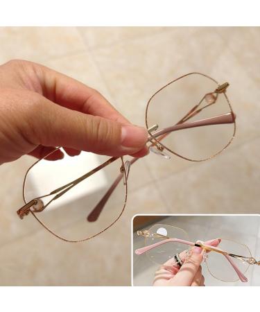 Stylish Rimless Reading Glasses for Women Anti Eyestrain Glasses Blue Light Blocking Computer Readers(Grandeur:1.0x) - Buy Online on GoSupps.com