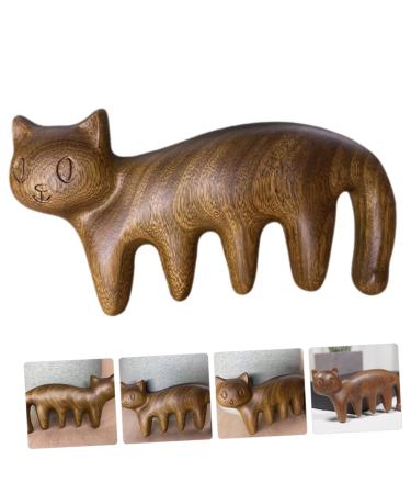 Magiclulu 5-in-1 Wooden Scalp Massager Comb - Acupuncture Point Massage Tool for Relaxation & Travel - Buy Online on GoSupps.com