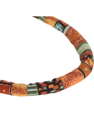 Spiral Lock Hair Tie Iron Long Dreads Hair Ties Accessory Wash Ethnic Holder Set Clean Washing Stand Oriental Yellow Elastics Ties - Buy Online on GoSupps.com