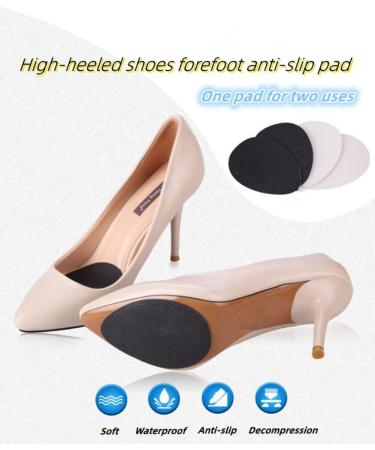 10 Pairs Black Non-Slip Adhesive Shoe Pads for High Heels - Anti-Slip Sole Protectors - Buy Online on GoSupps.com