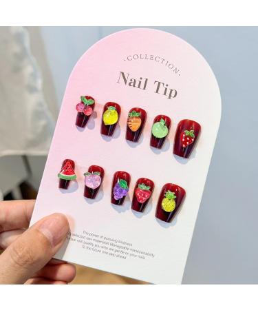 ALOCIAM 42 Pieces Fruit Rhinestones Nail - Buy Online on GoSupps.com