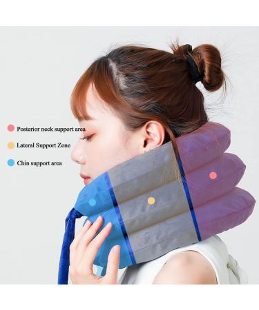 Nakeah Cervical Neck Traction Device - Adjustable Inflatable Neck Support for Pain Relief | Home Use Decompression - Buy Online on GoSupps.com