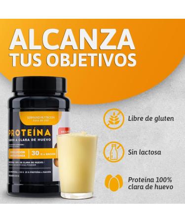  SERMAND Instant Egg White Protein Powder Neutral Flavor (510g) | Gluten-Free Protein Powder | Protein for Mass - Buy Online on GoSupps.com