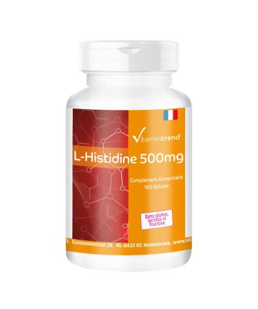 L-Histidine Extract - High Dose - Vegan - 180 Capsules - Dietary Supplement | Vitamintrend
