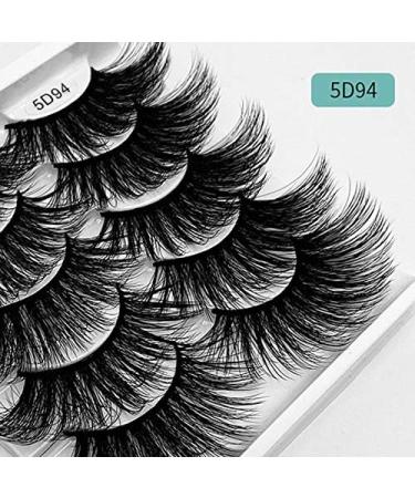 Desikixudy 5 Pairs 25mm Eyelashes Eyelashes Lashes Natural Dramatic Volume Eyelashes Extension False Eyelashes 5D94 - Buy Online on GoSupps.com