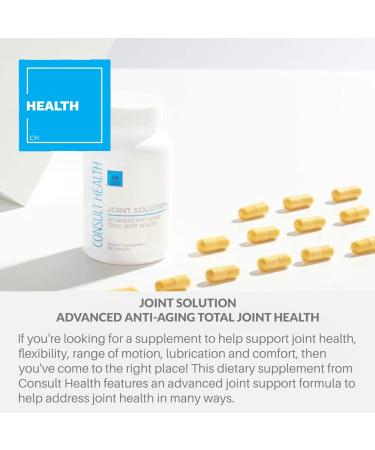 Consult Health Joint Solution - Advanced Anti-Aging Total Joint Health Dietary Supplement - 30 Count - Buy Online on GoSupps.com