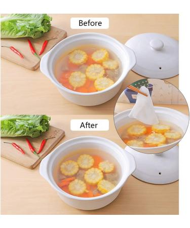 12pcs/Set Grease and Oil Absorbing Blotter Paper for Kitchen Cooking | Quickly Absorb and Removes Greasy Fats On Soups Fried Meals and Pizza Oil Blotting Papers for Face - Buy Online on GoSupps.com