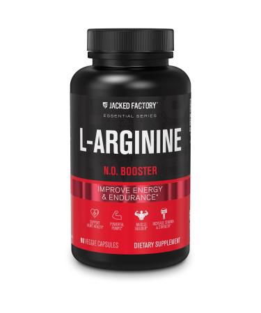 L Arginine (Patented Nitrosigine) 1500mg - Patented Bonded L-Arginine Silicate Nitric Oxide (NO) Booster Pre Workout Supplement for Muscle Growth, Pumps, Vascularity, Energy - 90 Veggie Pills