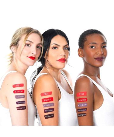 LIQUE Cosmetics Matte Liquid Lipstick in Scandal - Long-Lasting, Smudge-Proof Formula with Precise Doe Foot Applicator - Buy Online on GoSupps.com