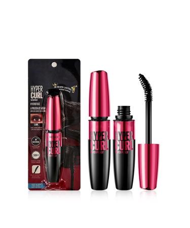 LDMZ Mascara Lash Washable Mascara Makeup 3D Strong Curling Iron Mascara Smudge-Proof Long Lasting No Clumping(2PCS)
