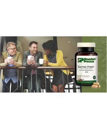 Standard Process Gastro-Fiber - Prebiotic Supplement for Digestive Health - Supports Gut Health with Apple Pectin - Maintains Immune Response - Vegan & Non-Soy - 150 Capsules (50 Servings) - Buy Online on GoSupps.com