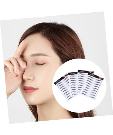 BELLIFFY 4pcs Eyebrow Stickers Hair Like Eyebrows Colored Lashes Fake Water Transfer Paper with Soy Ink 21x15cm Brown - Buy Online on GoSupps.com