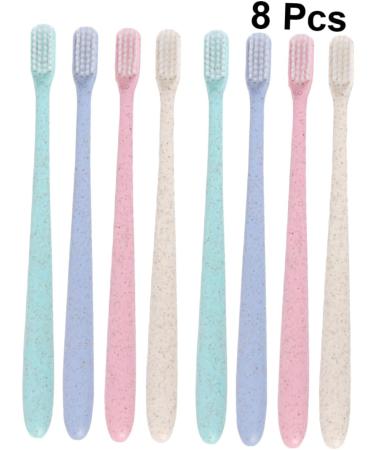 Buy Organic Charcoal Toothbrush Set - 16 Eco-Friendly Travel Toothbrushes with Caps - Household Care for Vegans - Buy Online on GoSupps.com