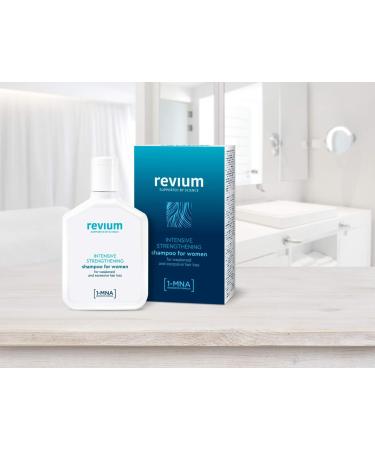Revium Intensive Anti-Hair Loss Shampoo for Women - 200 ml | Hair Growth Treatment with 1-MNA Molecule | Soothes Irritations - Strengthening Formula - Buy Online on GoSupps.com