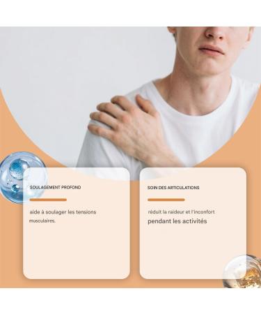 Cr me Anti-Douleur Articulations - Baume Non Gras Pour Les Genoux - 50g Absorption Rapide pour Douleurs Musculaires Sport Blessures Cou Dos Genoux Cheville Seniors R cup ration - Buy Online on GoSupps.com