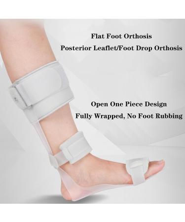 SFKLYU Adjustable Ankle Orthosis Support - Foot Drop Brace Splint for Muscle Weakness & Posture Correction - Buy Online on GoSupps.com