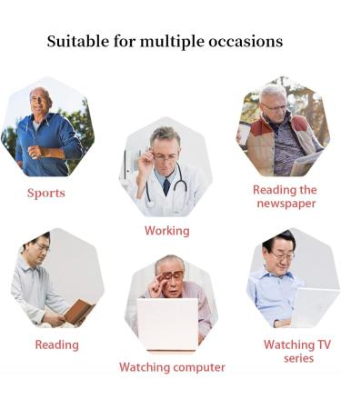 VAKUUM Progressive Multifocus Reading Glasses - Anti Blue Light & Anti Glare Computer Readers for Men & Women - Navy Blue 1.5x - Buy Online on GoSupps.com