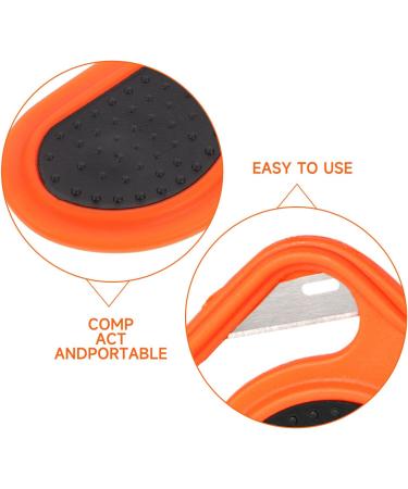 Pet Knotting Comb with Steel Blade De Knotting Comb for Dogs Pet Grooming Brush Dematting Comb Hair Removal Tangles for Dogs Cats (1PCS Orange) - Buy Online on GoSupps.com