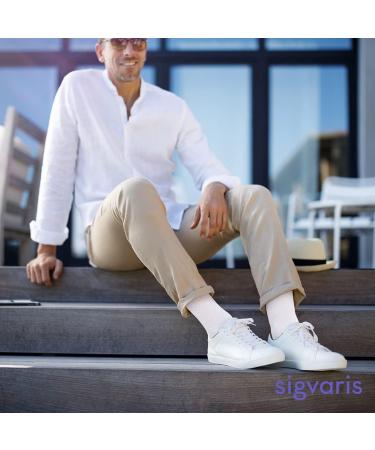 Sigvaris Men's Motion Cushioned Cotton 360 Calf-High Socks 20-30mmHg - Buy Online on GoSupps.com