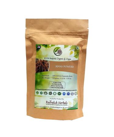 ORGANIZE Rudraksh Herbals Khas Powder 100 Vetiveria Zizanioides Wortels100 gm