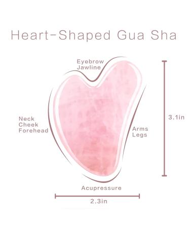Shop Gua Sha Facial Tools | Rose Quartz Gua Sha for Puffiness & Jawline Sculpting - International Shipping Available - Buy Online on GoSupps.com