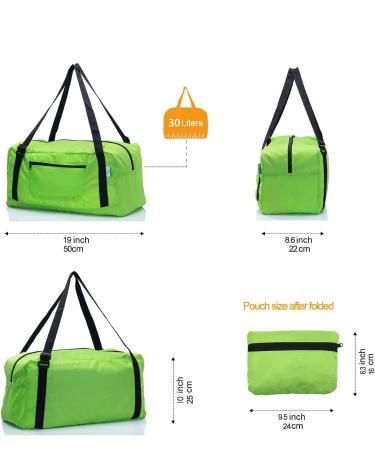 HOLYLUCK Foldable Travel Duffel Bag for Women & Men - Purple | Lightweight Gym & Luggage Essential - Buy Online on GoSupps.com