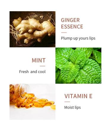 Tianbi 2pcs Natural Lips Plum Set | Plant Extract Lip Serum & Balm for Fuller Hydrated Lips - Moisturizing Clear Lip Gloss - Buy Online on GoSupps.com