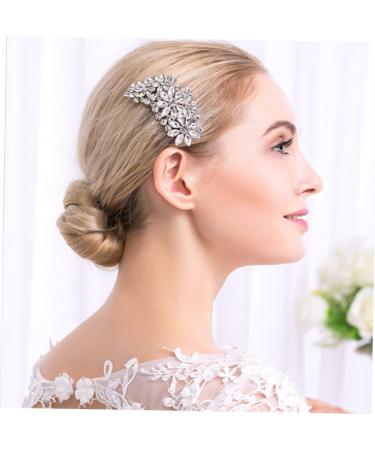 Mikinona Wedding Hair Comb Bride Hair Clip Rhinestone Hair Clip Rhinestone Hair Comb Bridal Headpiece Rhinestone Headpiece Rhinestone Comb Hair Teasing Comb Bridal Hair Clip Comb for Bridal - Buy Online on GoSupps.com