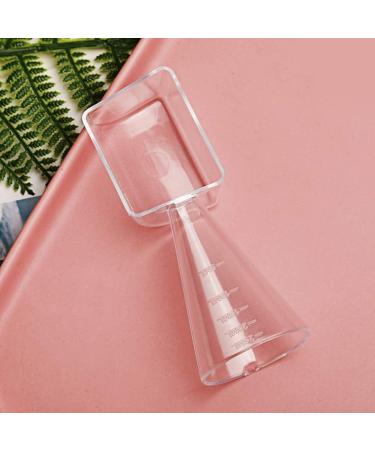 Buy 2 in 1 Clear Plastic Measuring Cup Spoon for Liquid & Powder - DIY Facemask Tool Set (2 Pieces) - International Shipping Available - Buy Online on GoSupps.com