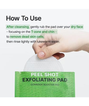 PURITO PEEL SHOT Exfoliating Pad | for Blackheads Whiteheads & Pores | Charcoal + Enzyme Deep Clean | Instant Glow & Smooth Texture | Gentle Daily Exfoliation | Korean Skincare 8 Pads - Buy Online on GoSupps.com