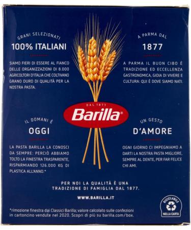  Italian Gourmet E.R. Barilla Farfalline Pack of 20 Italian pasta No. 59 500g + Italian gourmet polpa 400g - Buy Online on GoSupps.com