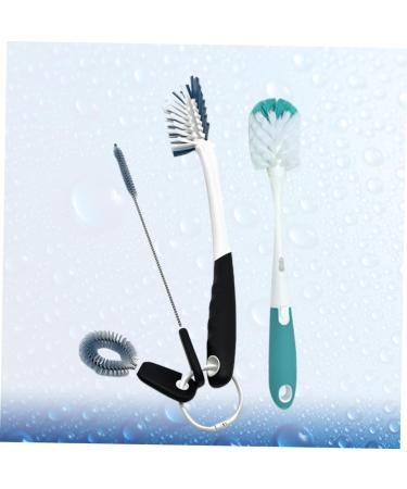 Pretyzoom 3-Set Glass Bottle Cleaner & Pacifier Brush - Baby Glasses & Water Bottle Cleaning Tool for Easy Care - Buy Online on GoSupps.com