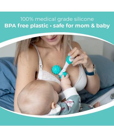 LaVie Lactation Massager Roller - Breastfeeding Support for Improved Milk Flow & Engorgement Relief - Manual Massage Roller for Simplified Breast Massage | Medical Grade - Buy Online on GoSupps.com