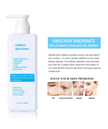 5-Pack (500ml Each) Conductive Gel for Microcurrent & RF Devices | Hyaluronic Acid & Niacinamide Leave-On Serum | Fragrance-Free Paraben-Free | Boosts Hydration Firms Skin & Enhances Conductivity - Buy Online on GoSupps.com