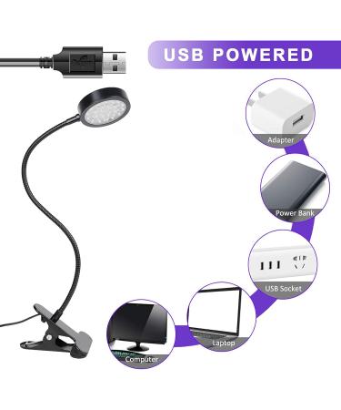 UV Black Light Curing Lamp - Gooseneck UV Light for Resin Curing USB 1.5m 5W Black Lights with Clamp Wavelength 395nm Bendable Blacklight with Clip Perfect for Nail Polish UV Glue Curing - Buy Online on GoSupps.com