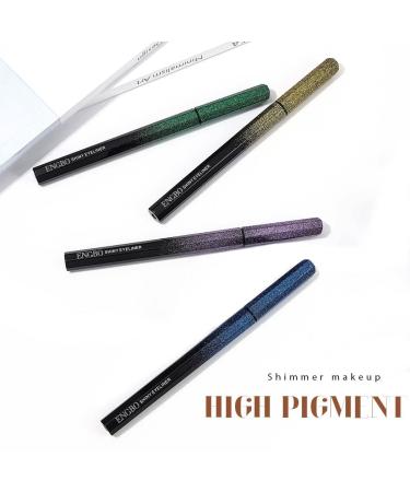 Kilshye Glitter Eyeliner Pen - Shimmer Liquid High Pigment Eye Liner in B-Blue 4 | Longlasting Makeup for Women and Girls - Buy Online on GoSupps.com