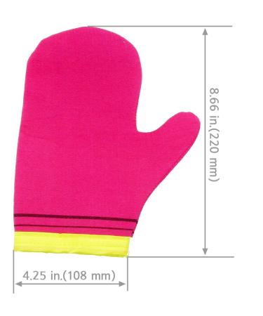 Korean Body Exfoliating Gloves Mitt Set - Green & Red | Home&Home - Buy Online on GoSupps.com