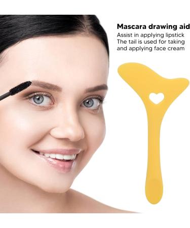 Professional Silicone Mascara Lipstick Drawing Aid Makeup Applicator Tool Eyeliner Stencil Wing Tips for Makeup Artist(Yellow) - Buy Online on GoSupps.com