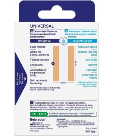 Hansaplast Universal Paving Roll 1m x 6cm - Dirt & Water-Repellent Wound Dressing with Strong Adhesive & Bacteria Shield - 100x6cm (1 Pack) | International Shipping - Buy Online on GoSupps.com