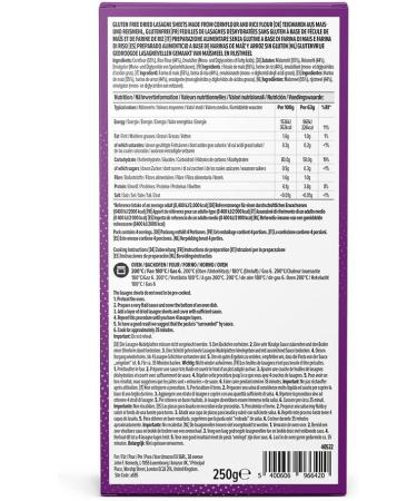 By Amazon Free From Lasagne Sheets 250g - Gluten-Free Pasta Option - Buy Online on GoSupps.com
